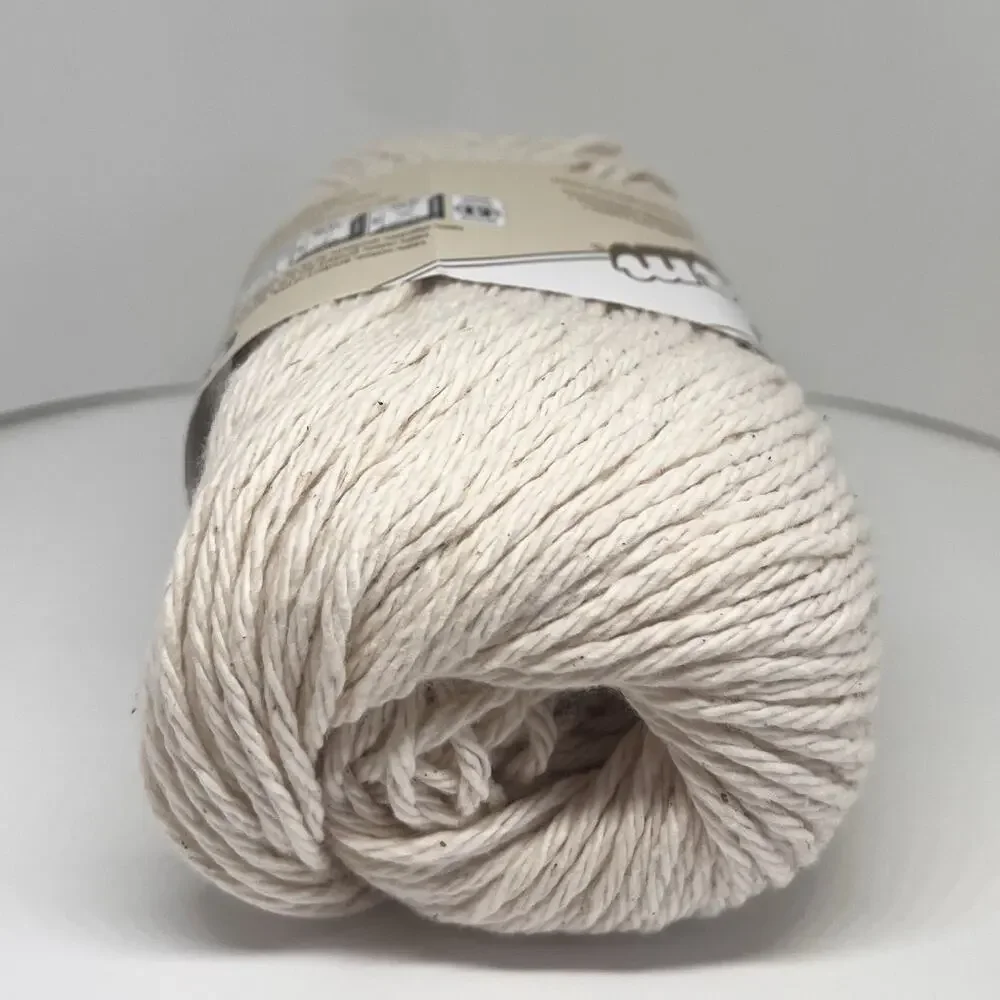 Lily Sugar n Cream Cotton Yarn, Ecru, 2.5 Oz